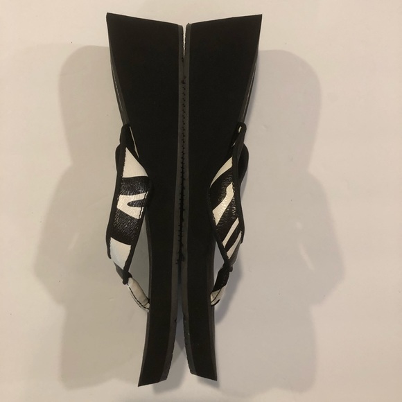 Black wedge flip flop - Picture 3 of 4